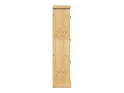Mueble zapatero Corona madera maciza de pino 99x32x138 cm ES159669