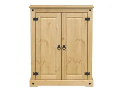 Mueble zapatero Corona madera maciza de pino 86x38,5x108 cm ES321918