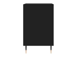 Mueble zapatero madera contrachapada negro 102x36x60 cm ES111911