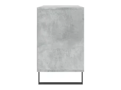 Mueble zapatero madera contrachapada gris hormigón 102x36x60 cm ES828606