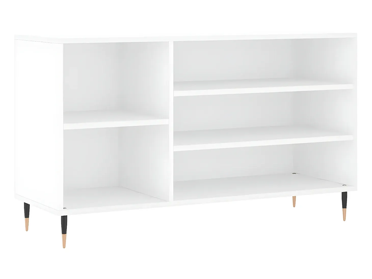 Mueble zapatero madera contrachapada blanco 102x36x60 cm ES739306