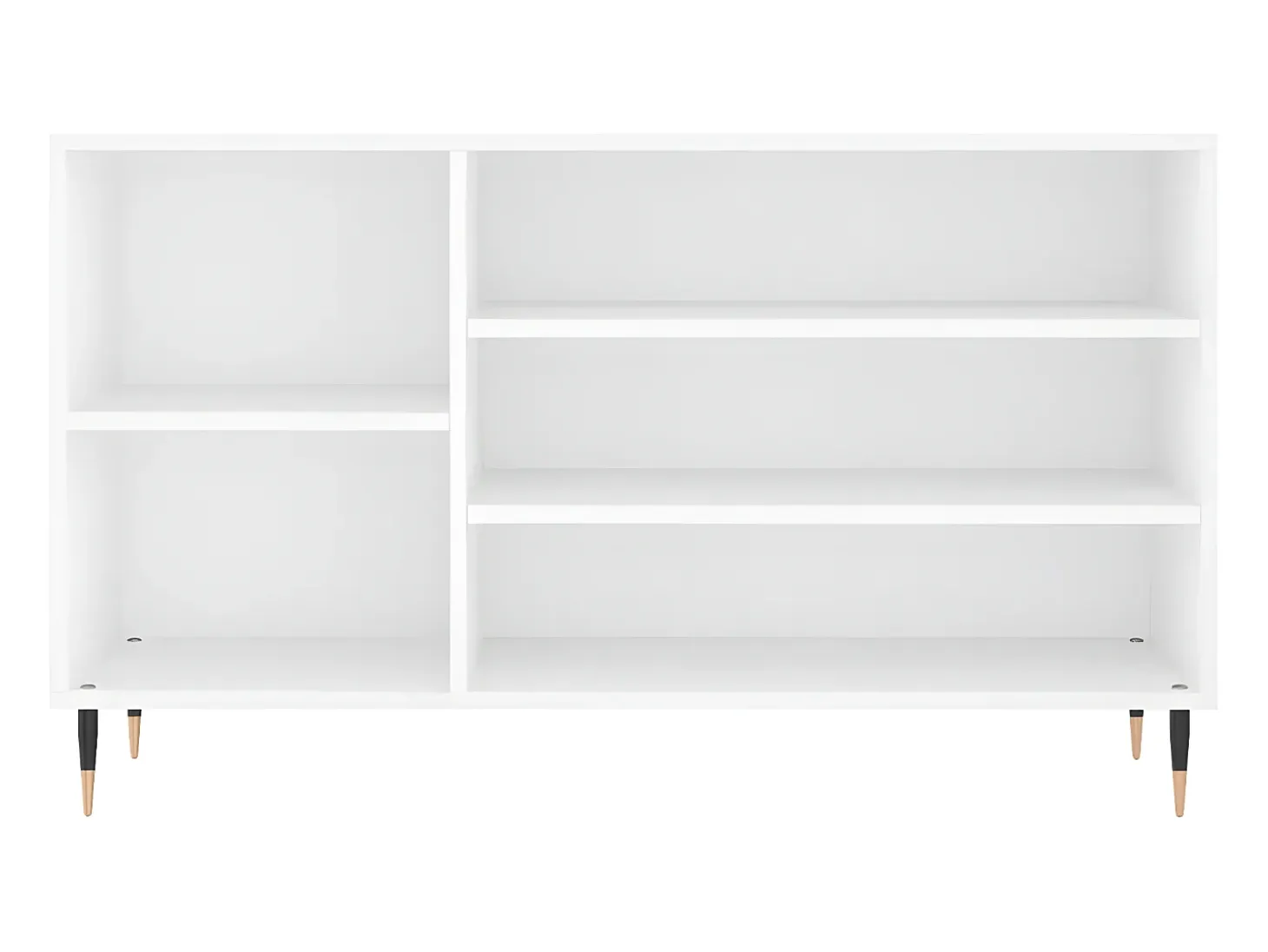 Mueble zapatero madera contrachapada blanco 102x36x60 cm ES739306