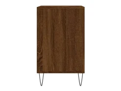Mueble zapatero madera contrachapada roble marrón 102x36x60 cm ES671227
