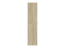 Mueble zapatero madera contrachapada color roble 80x39x178 cm ES828658
