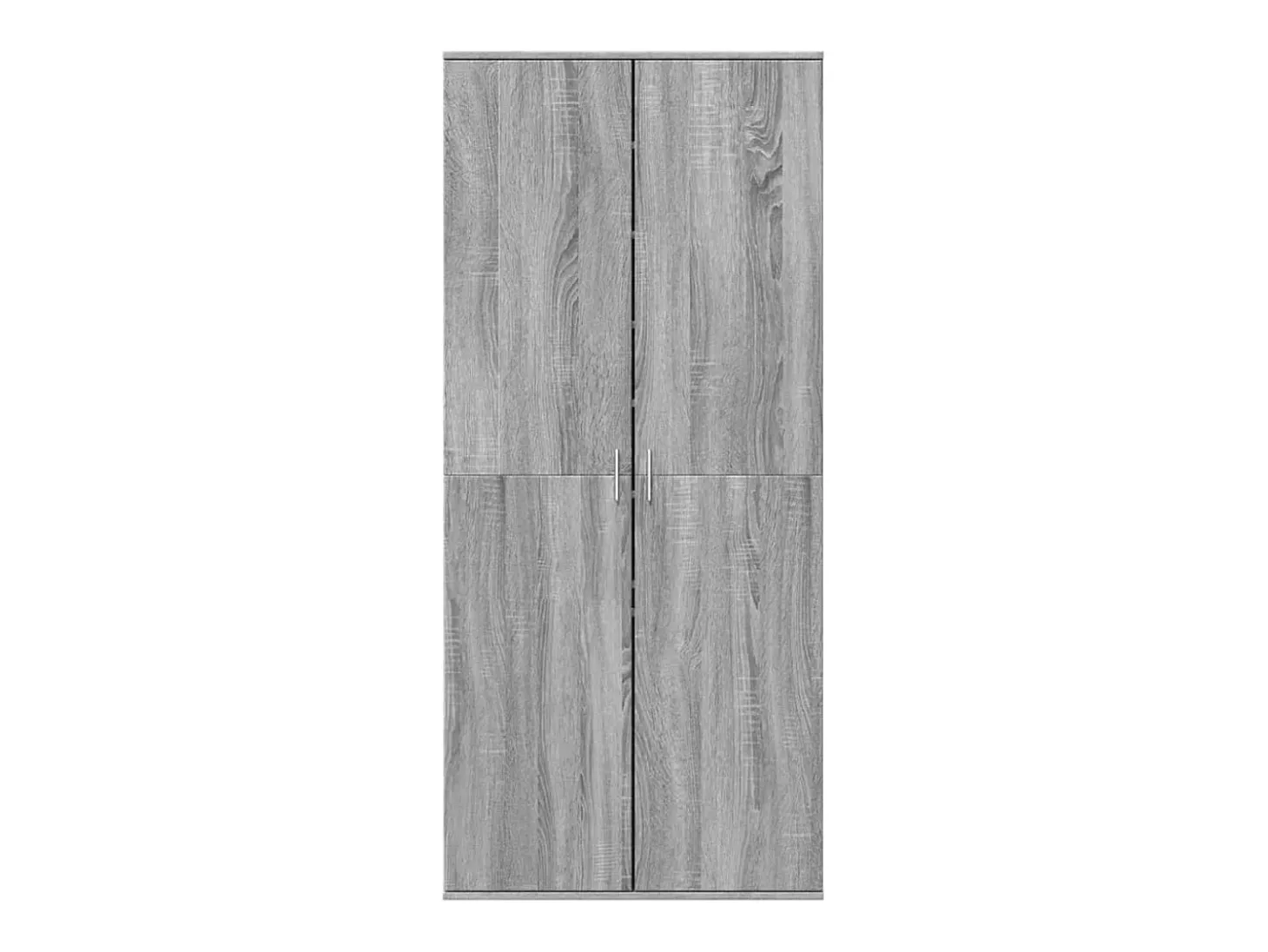 Mueble zapatero madera de ingeniería gris Sonoma 80x39x178 cm ES734128