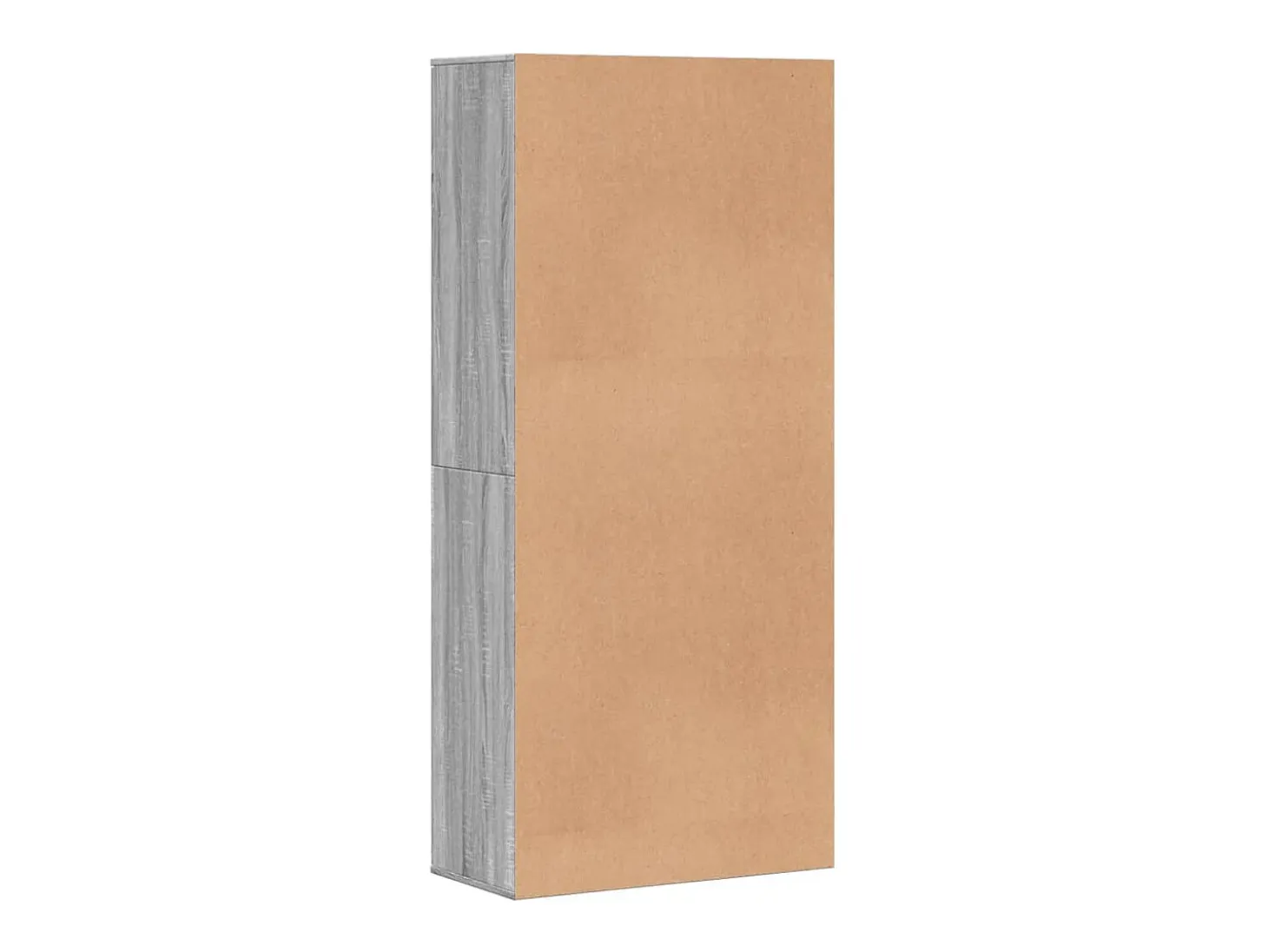 Mueble zapatero madera de ingeniería gris Sonoma 80x39x178 cm ES734128