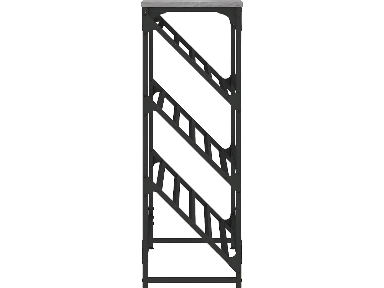 Mueble zapatero madera de ingeniería gris Sonoma 90x30x85 cm ES180046