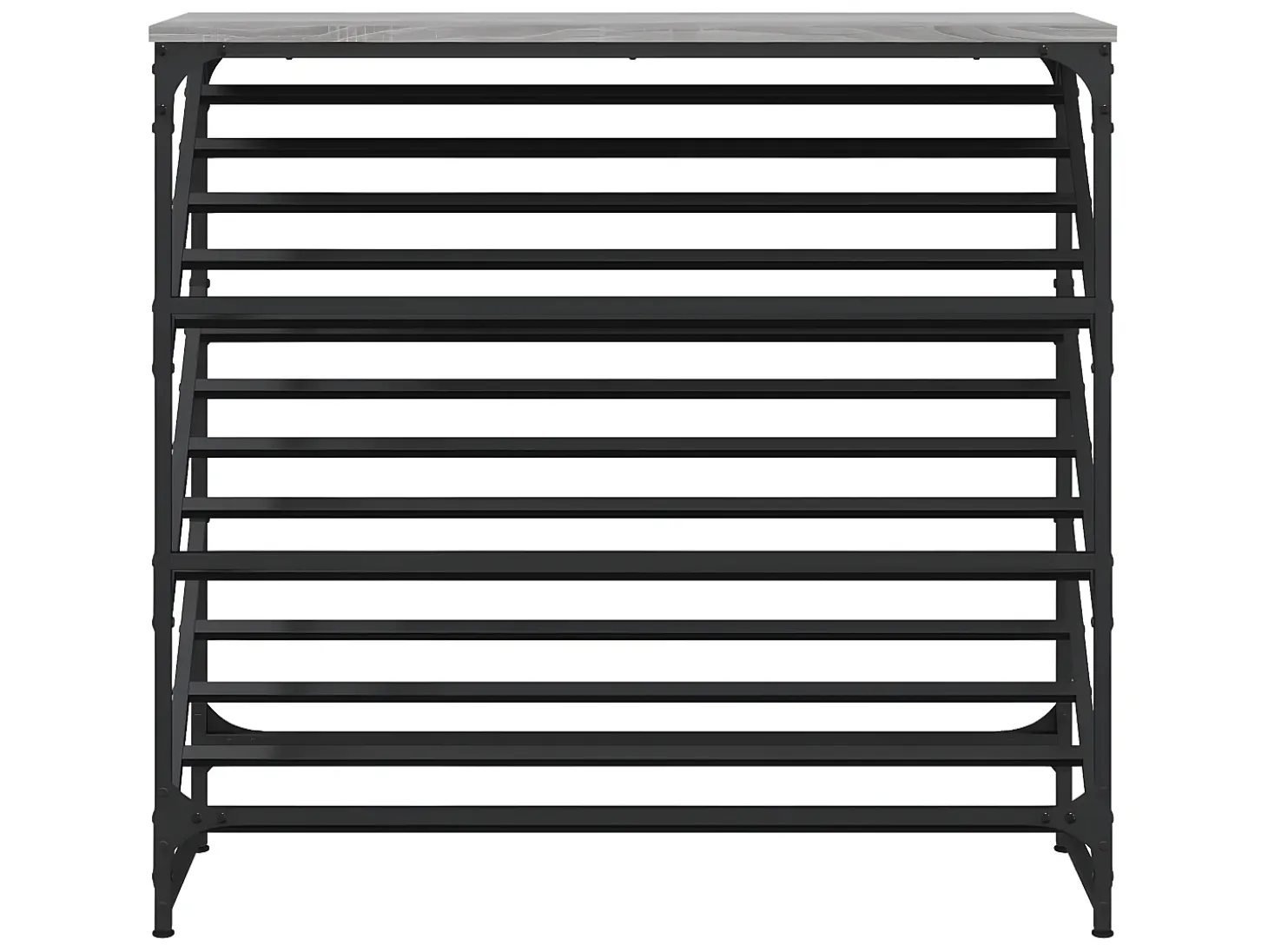 Mueble zapatero madera de ingeniería gris Sonoma 90x30x85 cm ES180046