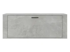 Mueble zapatero pared contrachapada gris hormigón 100x35x38 cm ES279213