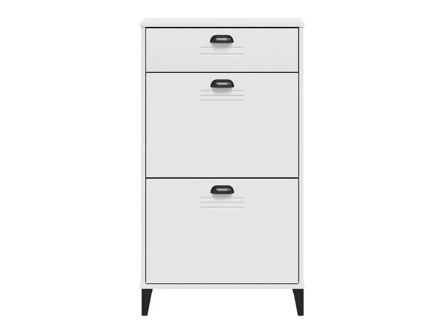 Mueble zapatero VIKEN madera de ingeniería blanco ES754906