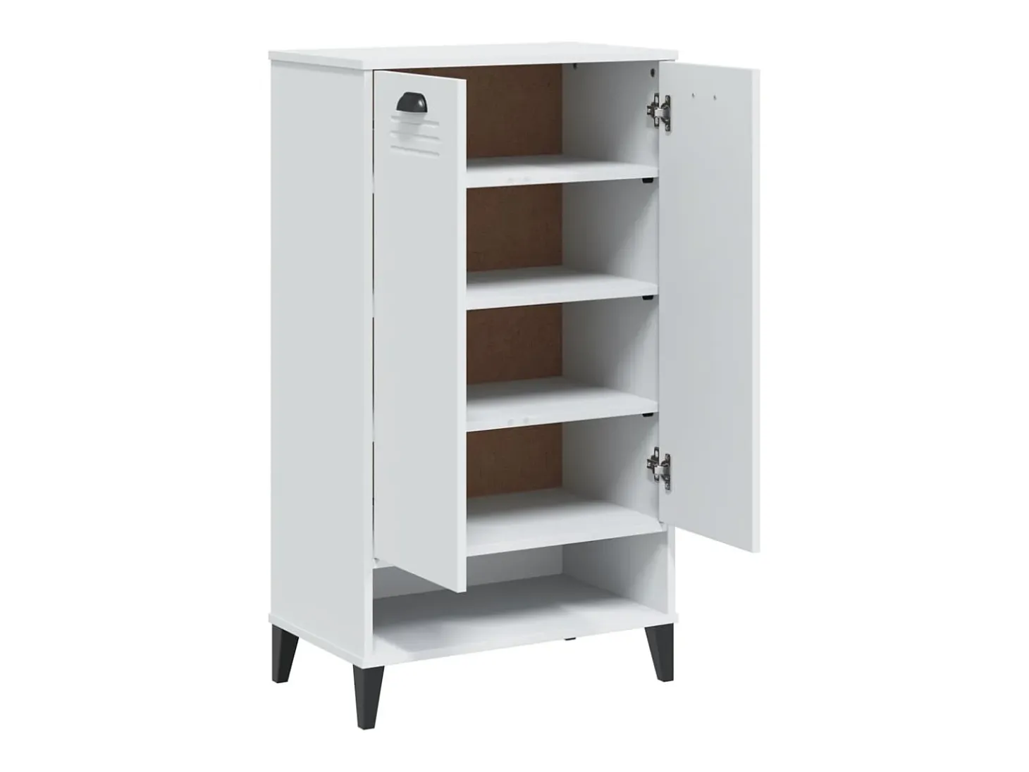 Mueble zapatero VIKEN madera de ingeniería blanca ES798274