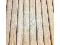 Mueble zapatero/armario - A112cm x L90cm x P27cm roble dorado puertas impresiónvallado - Lofoten