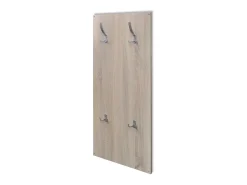 Muebles de entradita con zapatero madera 3 color roble y blanco ES265918