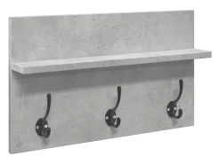 Muebles de recibidor 4 pzas madera de ingeniería gris hormigón