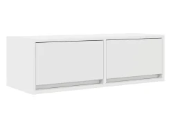 Muebles de TV 2 uds Blanco 80x31x25,5 cm Madera de ingeniería