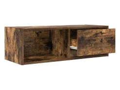 Muebles de TV 2 uds madera ingeniería color roble 80x31x25,5 cm