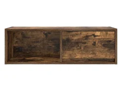 Muebles de TV 2 uds madera ingeniería color roble 80x31x25,5 cm