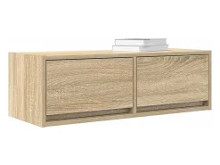 Muebles de TV 2 uds Roble Sonoma 80x31x25,5cm Madera ingeniería