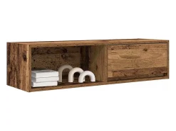 Muebles de TV 2 uds 100x31x25,5 cm Madera ingeniería envejecida