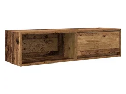 Muebles de TV 2 uds 100x31x25,5 cm Madera ingeniería envejecida