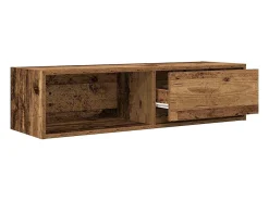 Muebles de TV 2 uds 100x31x25,5 cm Madera ingeniería envejecida