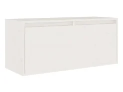 Muebles para TV 4 piezas madera maciza de pino blanco ES99412