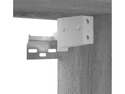 Muebles para TV colgantes 2 uds madera gris Sonoma 60x30x30 cm