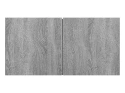 Muebles para TV colgantes 2 uds madera gris Sonoma 60x30x30 cm