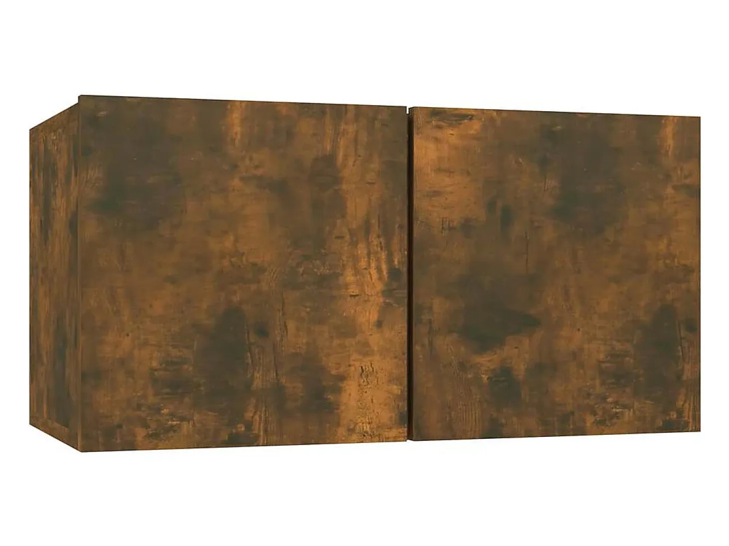 Muebles para TV colgantes 3 uds roble ahumado 60x30x30 cm
