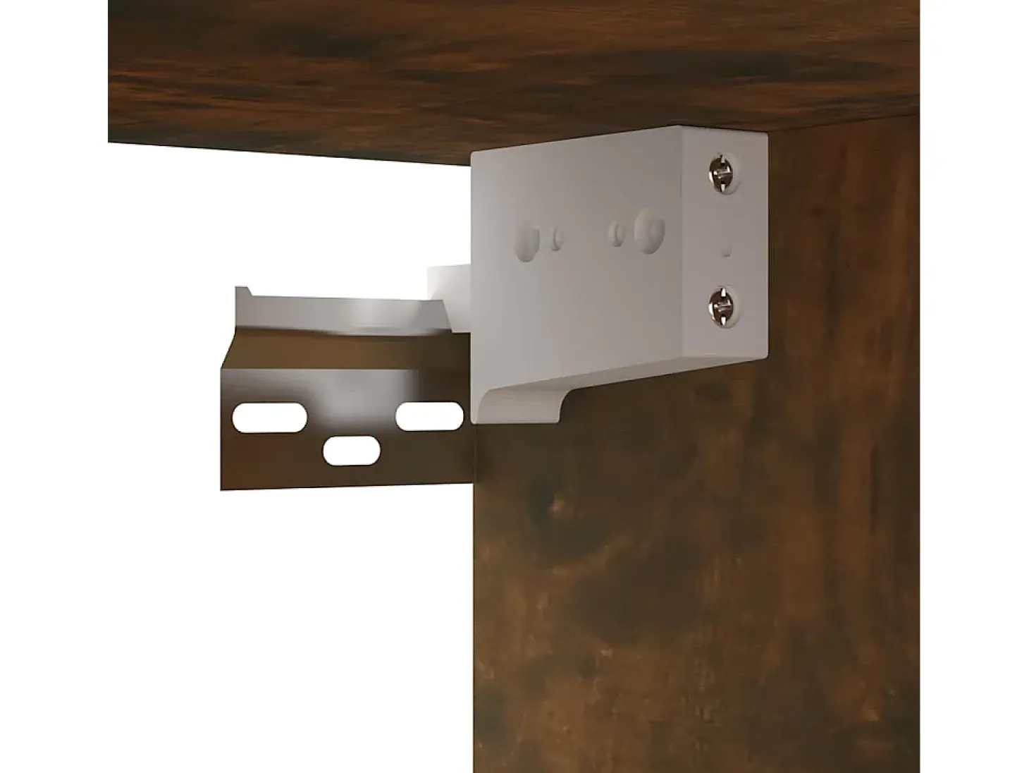 Muebles para TV colgantes 3 uds roble ahumado 60x30x30 cm