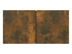 Muebles para TV colgantes 3 uds roble ahumado 60x30x30 cm