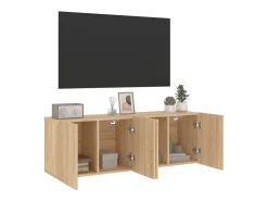 Muebles para TV de pared 2 unidades roble Sonoma 60x30x41 cm ES27772