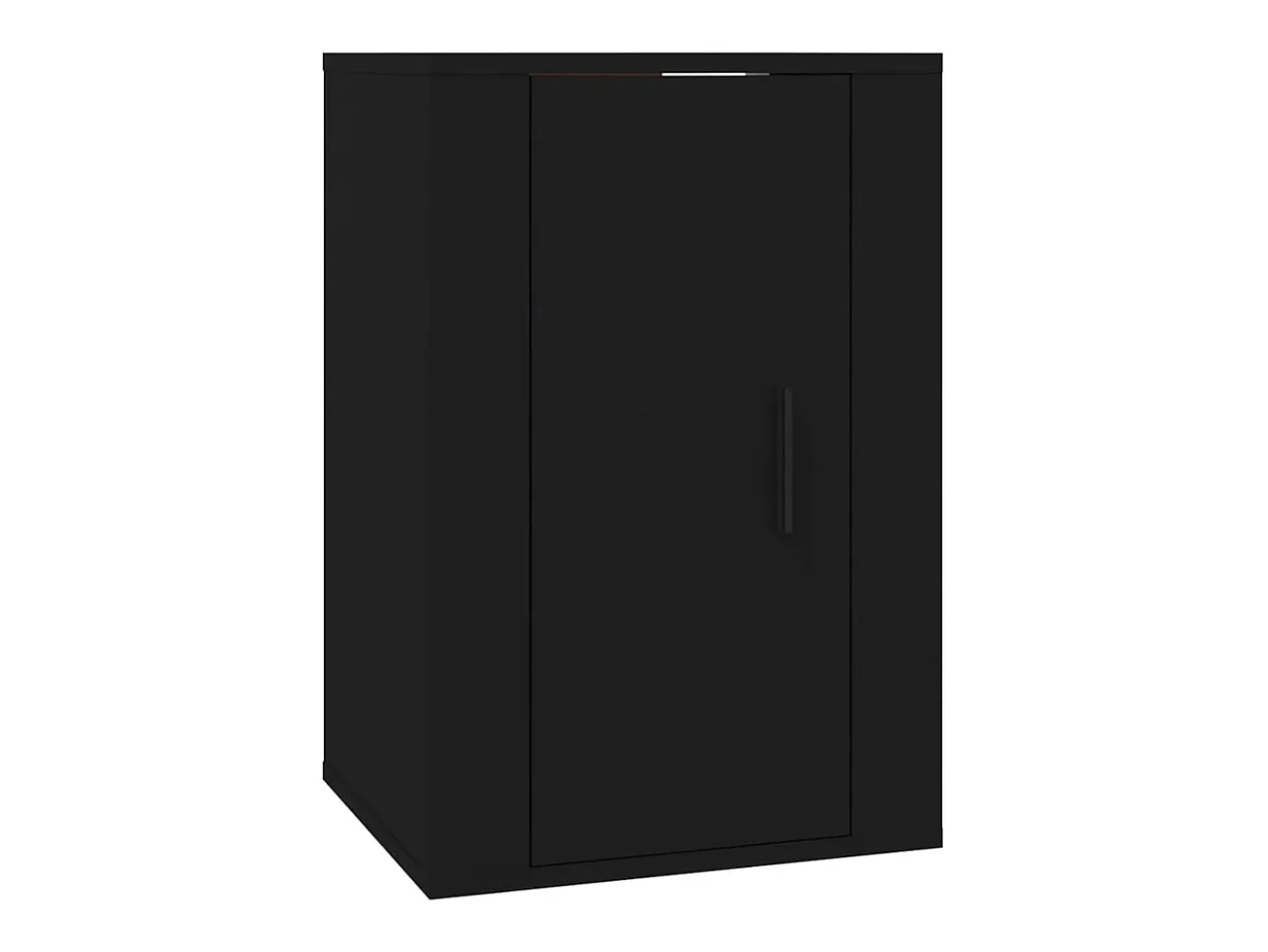 Muebles para TV de pared 2 uds negro 40x34,5x60 cm ES60793
