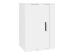 Muebles para TV de pared 2 uds blanco 40x34,5x60 cm ES95095