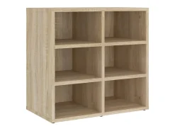 Muebles zapatero 2 uds color roble Sonoma 52,5x30x50 cm ES931106