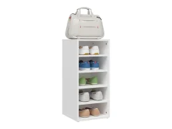 Muebles zapateros 2 uds contrachapada blanco 31,5x35x70 cm ES675372
