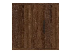 Murk Mueble para TV de pared roble marrón 40x34,5x40 cm