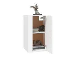 Murk Muebles para TV de pared 2 uds blanco 40x34,5x60 cm