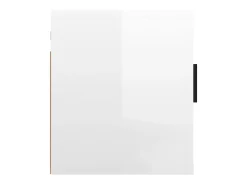 Murk Muebles para TV de pared 2 uds blanco brillante 40x34,5x40 cm