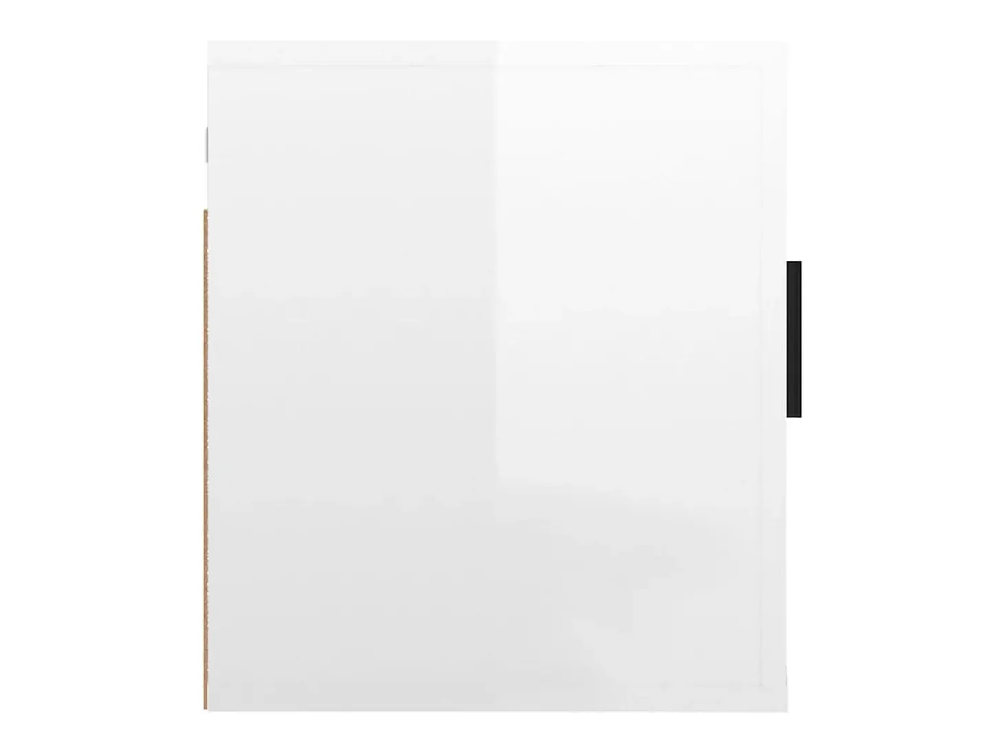 Murk Muebles para TV de pared 2 uds blanco brillante 40x34,5x40 cm