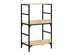 Namur Estantería de madera de ingeniería roble Sonoma 50x33x82 cm