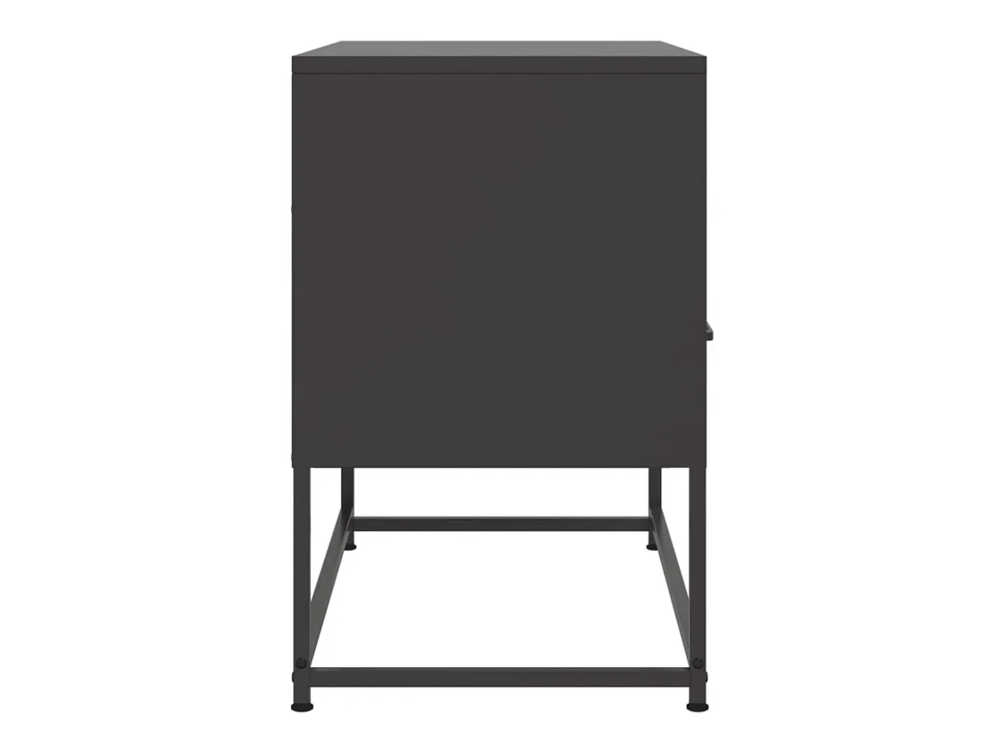 Nicholas Mueble para TV de acero negro 68x39x60,5 cm