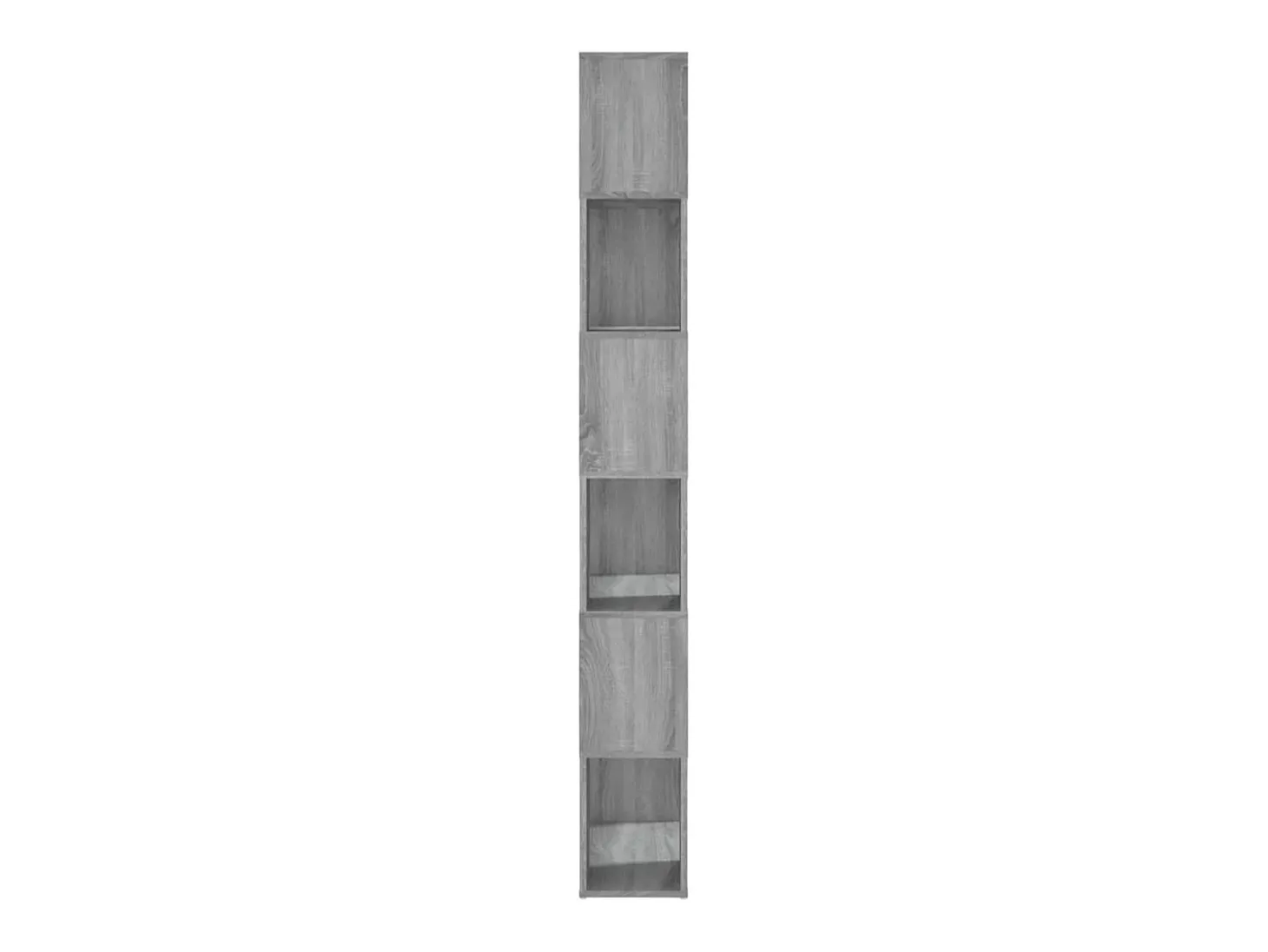 Norman Estantería/divisor de espacios gris Sonoma 60x24x186 cm