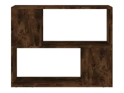 Norman Estantería/divisor de espacios color roble ahumado 80x24x63 cm