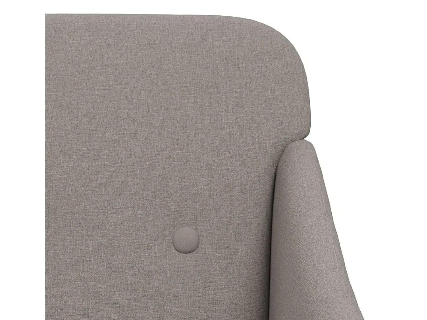 Nylra Sillón de tela gris taupe 63x76x80 cm