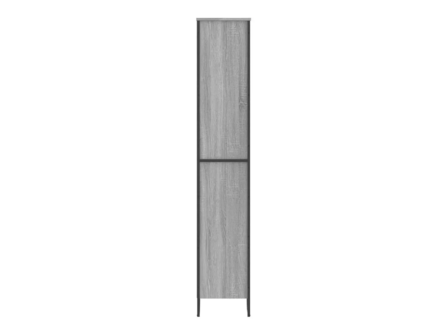 Olga Estantería madera de ingeniería color gris Sonoma 80x31x169 cm