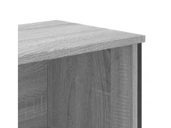 Olga Estantería madera de ingeniería color gris Sonoma 80x31x169 cm