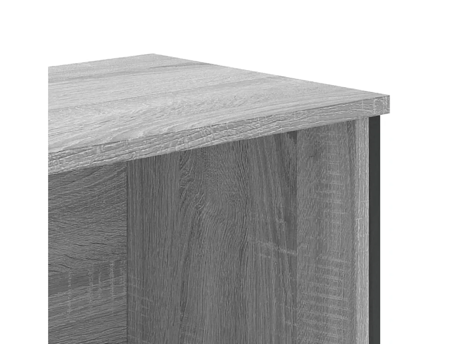Olga Estantería madera de ingeniería color gris Sonoma 80x31x169 cm