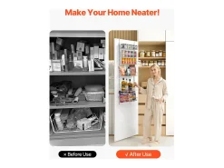 Organizador de Despensa SucceBuy, con Estantes Colgantes de 6 Niveles, para Cocina, Despensa, Salón