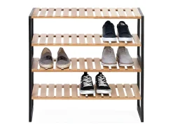 Organizador de zapatos de bambú 70 x 26 x 34.5 cm